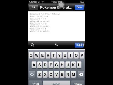 Shiny Cheat for Pokemon Emerald on Gpsphone — HACK CHEAT DOWNLOAD